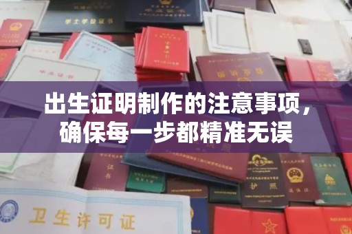 扬中出生证明制作的注意事项，确保每一步都精准无误